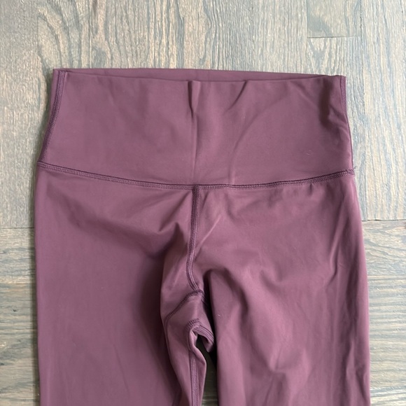 New SAVVI Leggings Compression High Rise  Waist Medium Eggplant - Picture 2 of 5